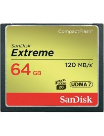  SanDisk Extreme 64GB CompactFlash Memory Card 120MBs