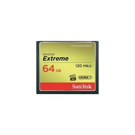  SanDisk Extreme 64GB CompactFlash Memory Card 120MBs