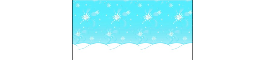 Winter themed 1.2mx 3.6m paper background.