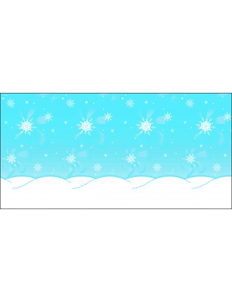 Winter themed 1.2mx 3.6m paper background.