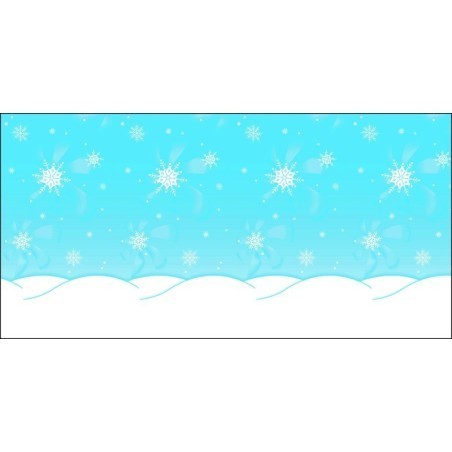 Winter themed 1.2mx 3.6m paper background.