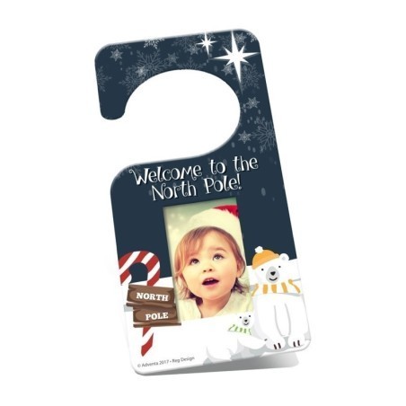 My Xmas Door Hanger Blue