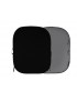 Lastolite Plain Collapsible 1.8x2.15 Black/Mid Grey