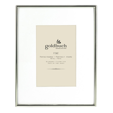 Goldbuch Fine Metal Silver Frame