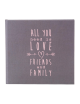 Goldbuch "All You Need Is Love" Grey Guestbook Album