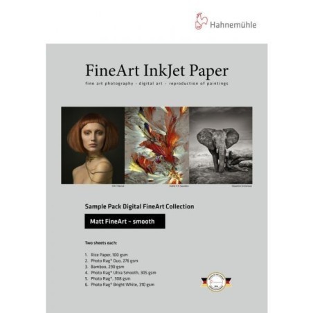Hahnemühle Trial Pack Matt FineArt Smooth A3+ x 12 Sheets