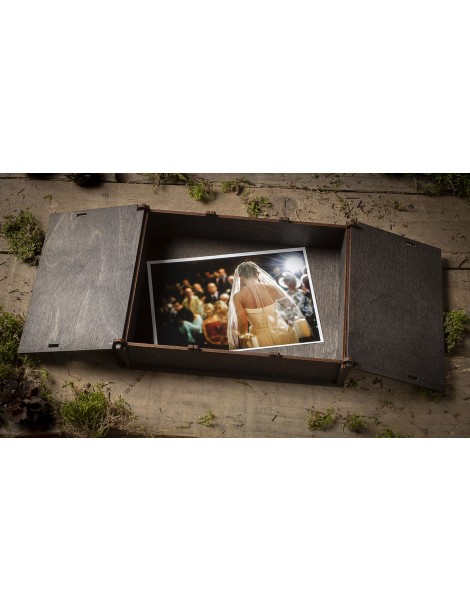 Wooden Photo Box 