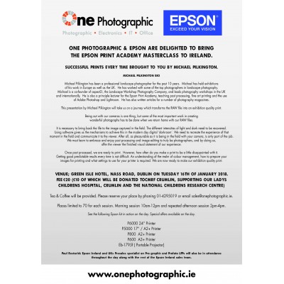Epson Print Academy Tuesday 16th January 2018